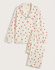 Amour Button-Up Set, heart-print pyjama set, view 2