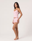 Rosalie Short Set, floral-print short set, view 3