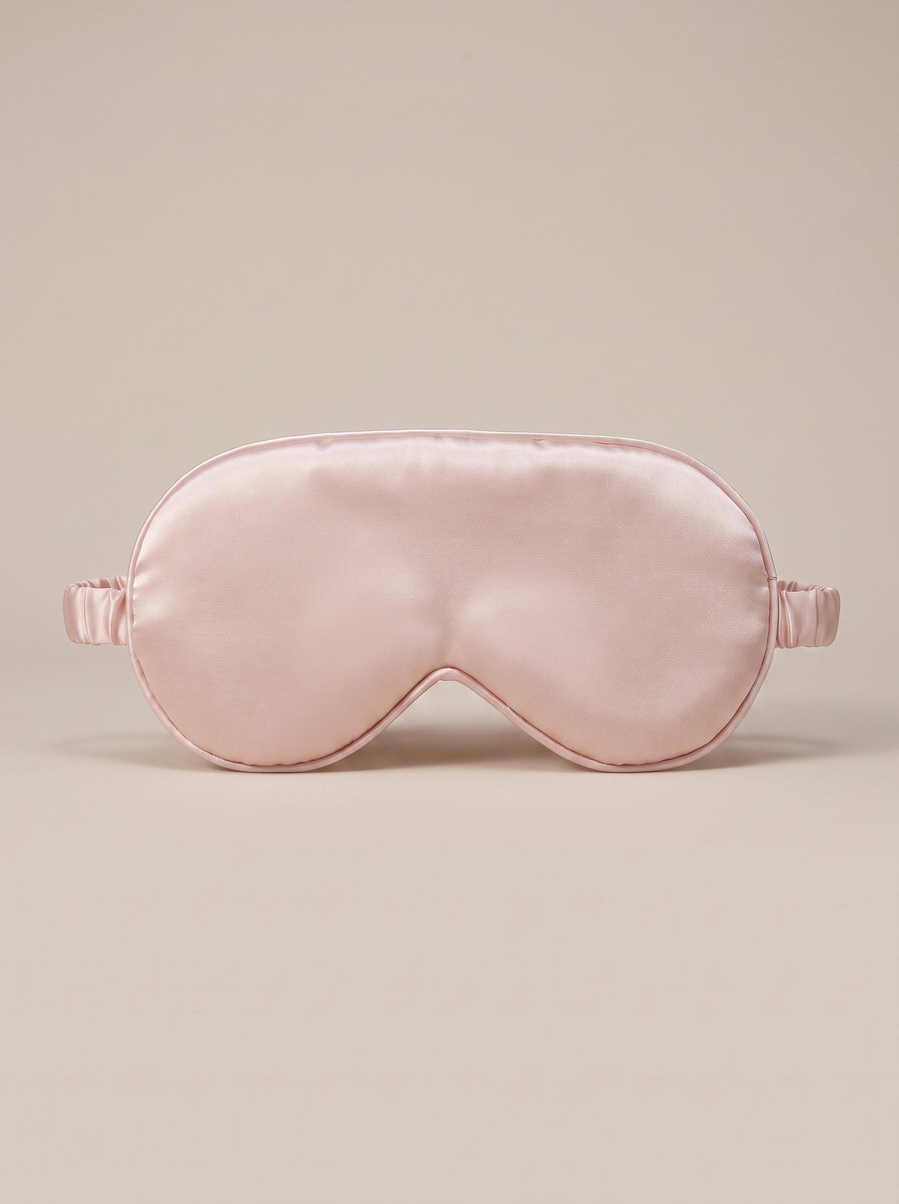 Nuit Sleep Mask in rose, satin sleep mask with a contoured nose panel and adjustable strap