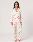 Amour Button-Up Set, heart-print pyjama set, view 6