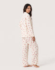 Amour Button-Up Set, heart-print pyjama set, view 7
